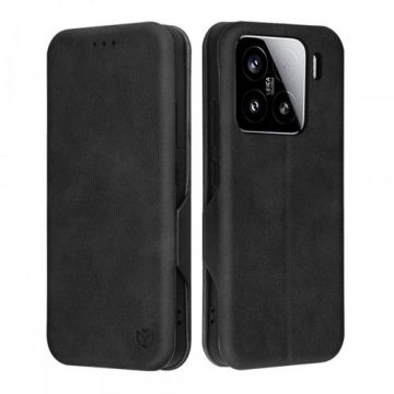 Husa Techsuit Safe Wallet Plus pentru Xiaomi 15 (Negru)