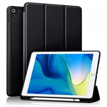 Husa pentru Apple iPad 10.2 (2021) / 10.2 (2020) / 10.2 (2019) Techsuit Flex Trifold (Negru)