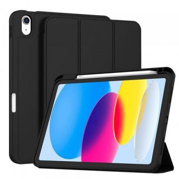 Husa pentru Apple iPad (2025) / (2022) Techsuit Flex Trifold (Negru)