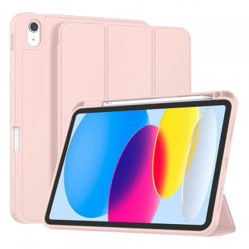 Husa pentru Apple iPad (2025) / (2022) Techsuit Flex Trifold (Roz)