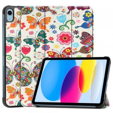 Husa pentru Apple iPad (2025) / (2022) Techsuit FoldPro Butterfly (Multicolor)