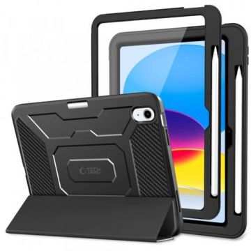 Husa pentru Apple iPad (2025) / iPad (2022) Tech-Protect Endurance (Negru)