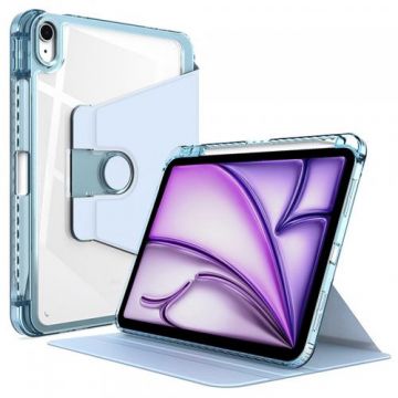 Husa pentru Apple iPad Air 13 (2025) / Air 13 (2024), Techsuit, Crystal Vision (Albastru/Transparent)