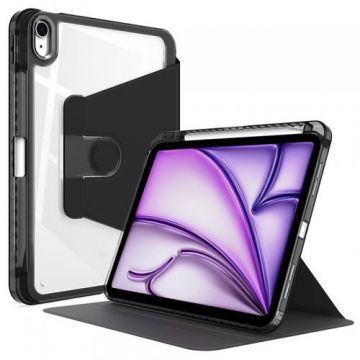 Husa pentru Apple iPad Air 13 (2025) / Air 13 (2024), Techsuit, Crystal Vision (Negru)