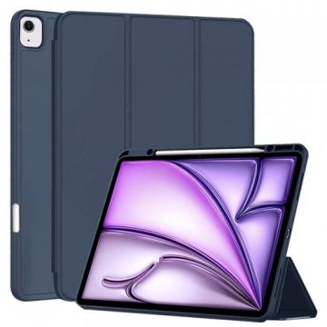 Husa pentru Apple iPad Air 13 (2025) / Air 13 (2024) Techsuit Flex Trifold (Albastru)