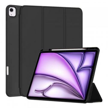 Husa pentru Apple iPad Air 13 (2025) / Air 13 (2024) Techsuit Flex Trifold (Negru)