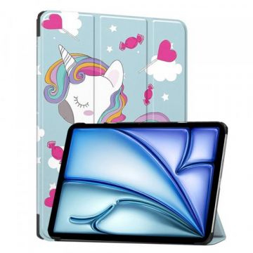 Husa pentru Apple iPad Air 13 (2025) / Air 13 (2024), Techsuit, FoldPro Unicorn (Multicolor)