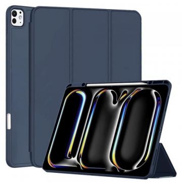 Husa pentru Apple iPad Pro 13 (2024), Techsuit Flex Trifold (Albastru)