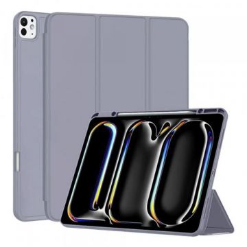 Husa pentru Apple iPad Pro 13 (2024) Techsuit Flex Trifold (Mov)