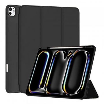 Husa pentru Apple iPad Pro 13 (2024) Techsuit Flex Trifold (Negru)