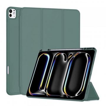 Husa pentru Apple iPad Pro 13 (2024) Techsuit Flex Trifold (Verde)