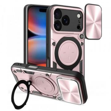 Husa pentru Apple iPhone 17 Pro Max, Techsuit, CamGuard Pro, Roz Aurie