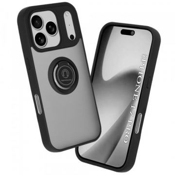 Husa pentru Apple iPhone 17 Pro, Techsuit, Glinth, Neagra