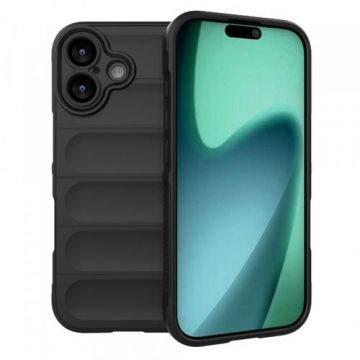 Husa pentru Apple iPhone 17, Techsuit, Magic Shield, Neagra