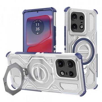 Husa pentru Motorola Edge 50 Pro, Techsuit, Carbon Shield Pro, Albastra