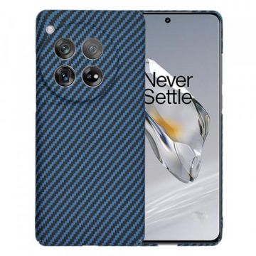 Husa pentru OnePlus 12, Techsuit, Carbonite FiberShell, Turcoaz