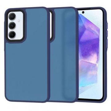 Husa pentru Samsung Galaxy A55 5G A556, Techsuit, HaloFrost, Bleumarin