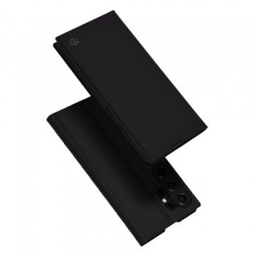 Husa pentru Samsung Galaxy S25 Ultra S938, Techsuit, Magskin Book, Neagra