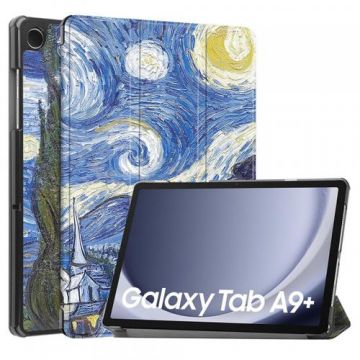 Husa pentru Samsung Galaxy Tab A9+ Techsuit FoldPro Starry Night (Multicolor)