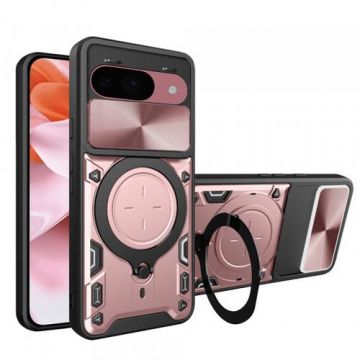 Husa Techsuit CamGuard Pro pentru Google Pixel 9 / 9 Pro,  Roz/Auriu