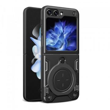 Husa Techsuit CamGuard Pro pentru Samsung Galaxy Z Flip5 F731, Neagra