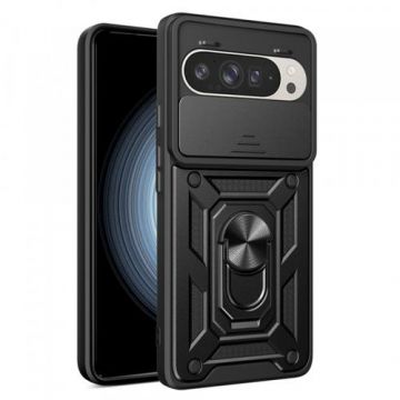 Husa Techsuit CamShield pentru Google Pixel 9 / 9 Pro, Neagra