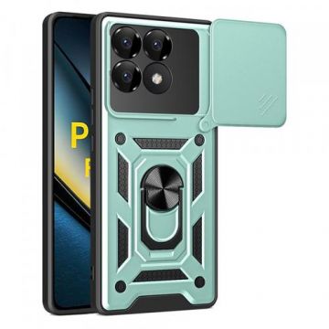 Husa Techsuit CamShield pentru Poco F6 Pro, Verde