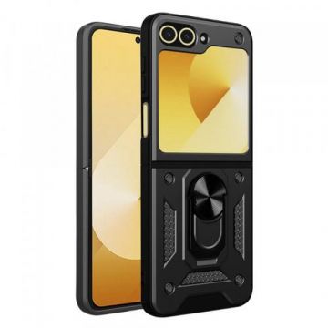 Husa Techsuit CamShield pentru Samsung Galaxy Z Flip6 F741, Neagra