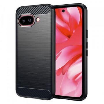 Husa Techsuit Carbon pentru Google Pixel 9a, Neagra