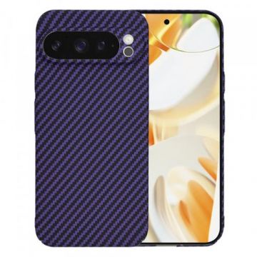 Husa Techsuit Carbonite FiberShell pentru Google Pixel 9 Pro, Mov