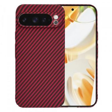 Husa Techsuit Carbonite FiberShell pentru Google Pixel 9 Pro, Rosie
