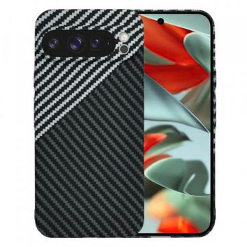 Husa Techsuit Carbonite FiberShell pentru Google Pixel 9 Pro XL, Gri