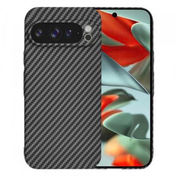 Husa Techsuit Carbonite FiberShell pentru Google Pixel 9 Pro XL, Neagra