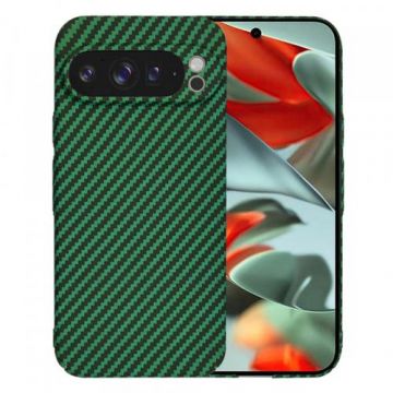 Husa Techsuit Carbonite FiberShell pentru Google Pixel 9 Pro XL, Verde
