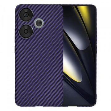 Husa Techsuit Carbonite FiberShell pentru Poco F6, Mov