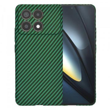 Husa Techsuit Carbonite FiberShell pentru Poco F6 Pro,  Verde