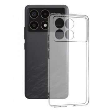 Husa Techsuit Clear pentru Poco F6 Pro,  Transparenta