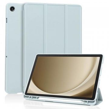 Husa Techsuit Flex Trifold pentru Samsung Galaxy Tab A9+ (Albastru)