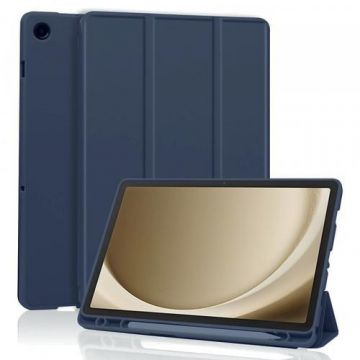 Husa Techsuit Flex Trifold pentru Samsung Galaxy Tab A9+ (Albastru)