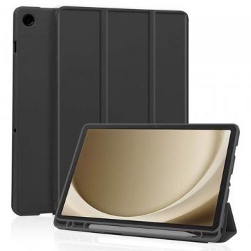 Husa Techsuit Flex Trifold pentru Samsung Galaxy Tab A9+ (Negru)