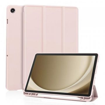 Husa Techsuit Flex Trifold pentru Samsung Galaxy Tab A9+ (Roz)