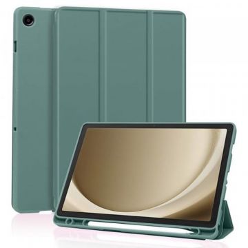 Husa Techsuit Flex Trifold pentru Samsung Galaxy Tab A9+ (Verde)