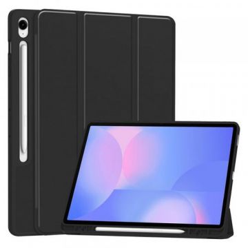 Husa Techsuit Flex Trifold pentru Samsung Galaxy Tab S10 FE+ (Negru)
