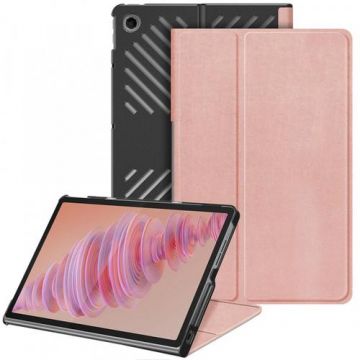 Husa Techsuit FoldPro pentru Lenovo Tab Plus (Roz)