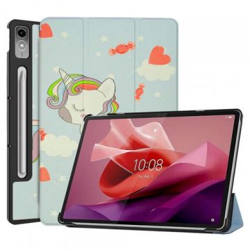 Husa Techsuit FoldPro Unicorn pentru Lenovo Tab P12 (Multicolor)