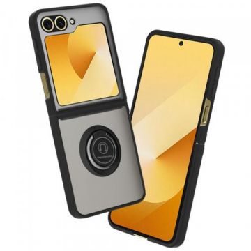 Husa Techsuit Glinth pentru Samsung Galaxy Z Flip6 F741, Neagra