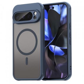 Husa Techsuit HaloFrost II MagSafe pentru Google Pixel 9 Pro, Albastru