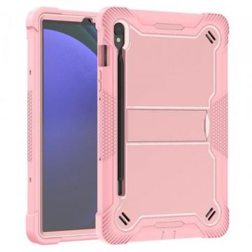 Husa Techsuit Rugged TabShell pentru Samsung Galaxy Tab S9 FE / Tab S9 / Tab S10 FE (Roz)