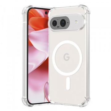 Husa Techsuit Shockproof MagSafe pentru Google Pixel 9, Transparenta