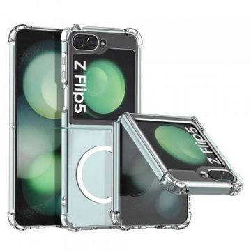 Husa Techsuit Shockproof MagSafe pentru Samsung Galaxy Z Flip5 F731,  Transparenta